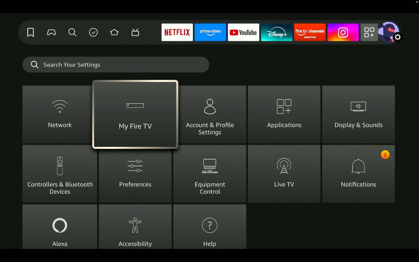 Open My Fire TV