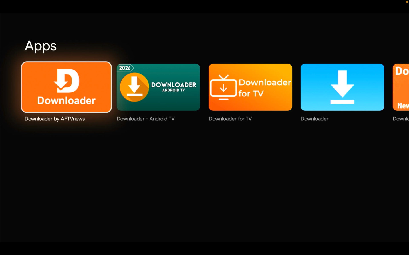 Install the official orange Downloader app