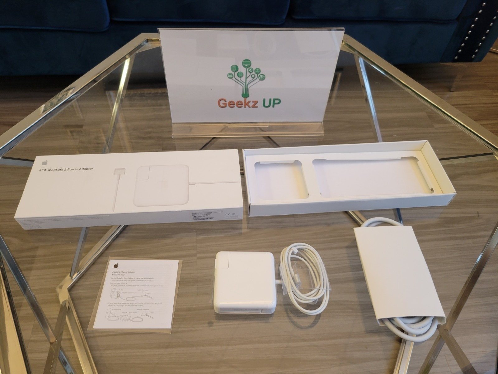 Genuine OEM 85W MagSafe 2 Adapter + 6ft Extension Cord - photo 3